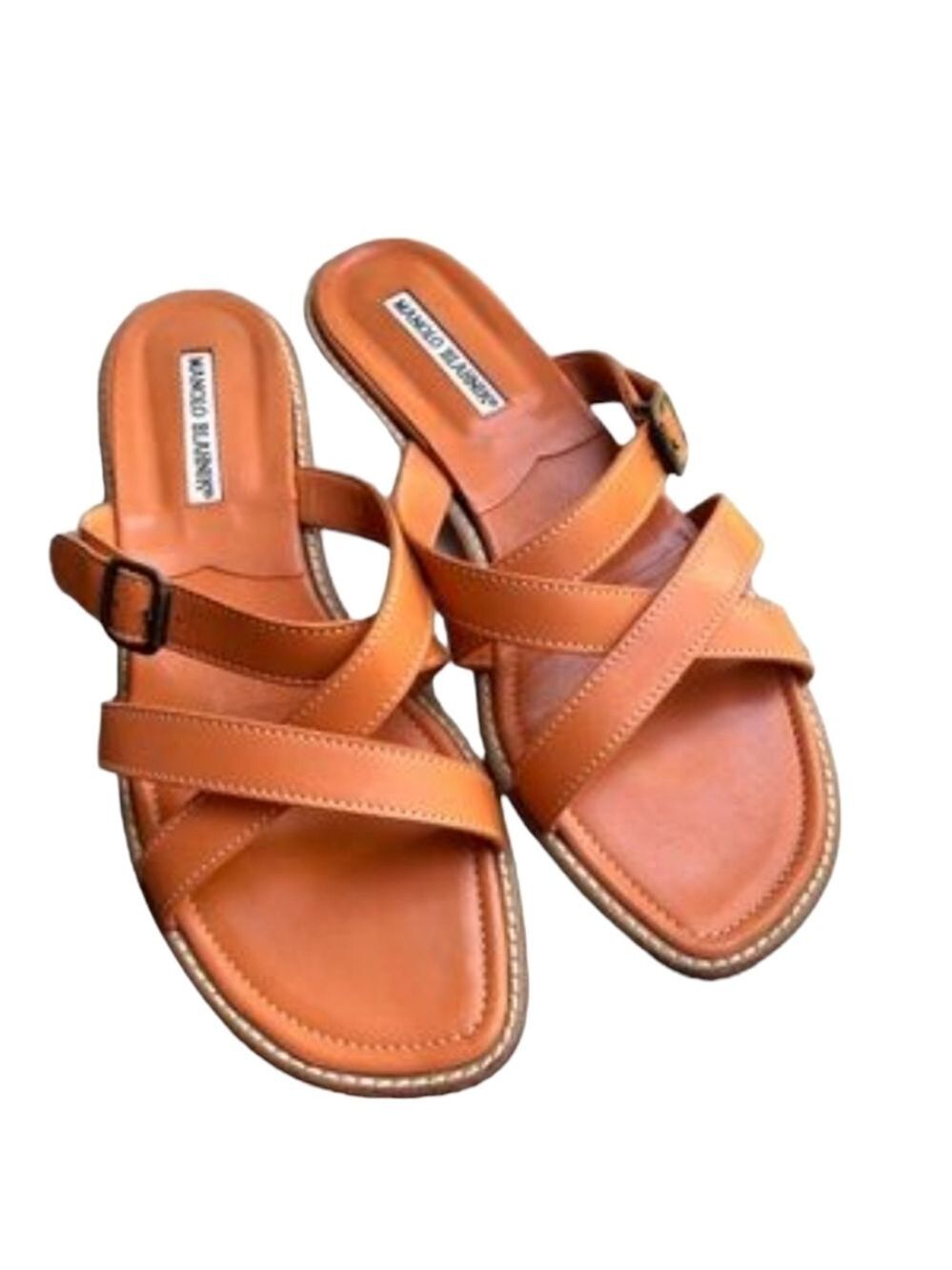 Manolo Blahnik Leather Sandals